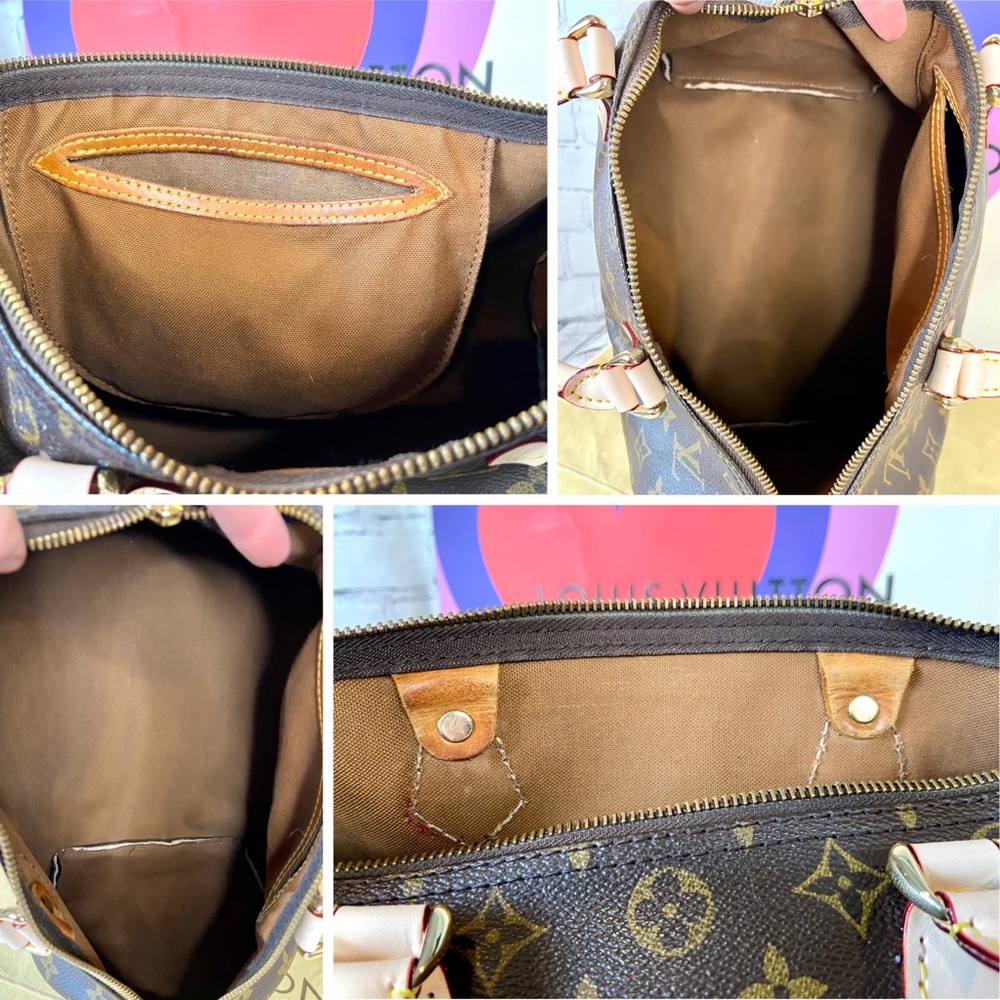 Louis Vuitton Speedy 30 new LEATHER REPLACED - Picture 9 of 16